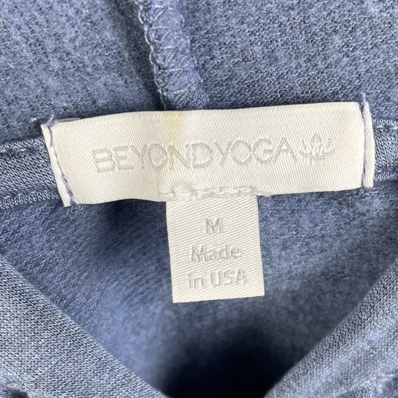 Beyond Yoga Sweatshirt Womens Medium Open Side After Yoga Gym Athletic Hoodie - Picture 11 of 12